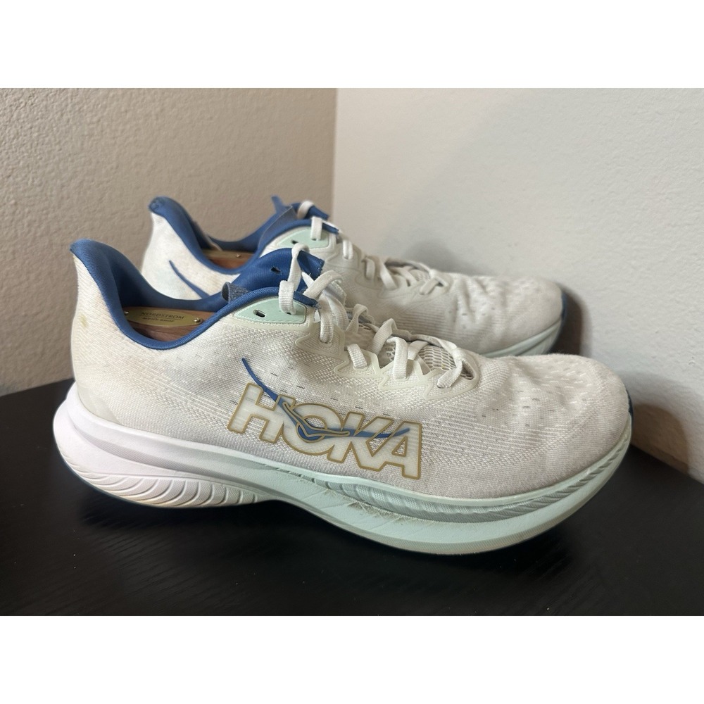 Hoka One Mach 6 Running Shoes Frost Gold 1147790-FTG Men Size 12 D